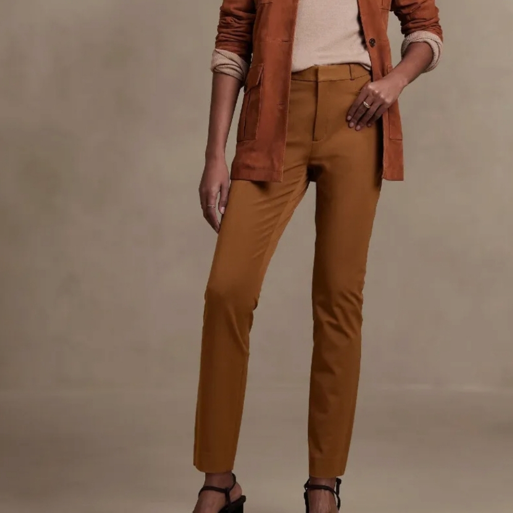 EUC Banana Republic Sloan Pant Brown Size 8